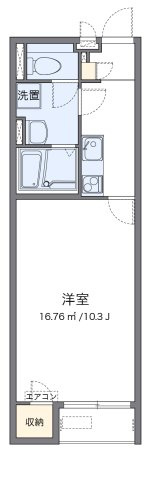 【間取り】 | クレイノサンセーズ | 代表的な間取のため実際の間取とは異なる場合があります
