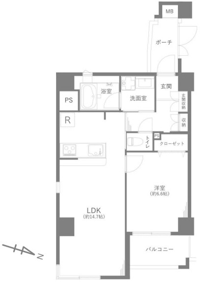 【間取り】 | ジェイパーク上野池之端