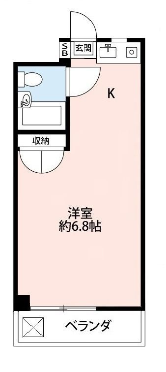 シティ大和田の間取り