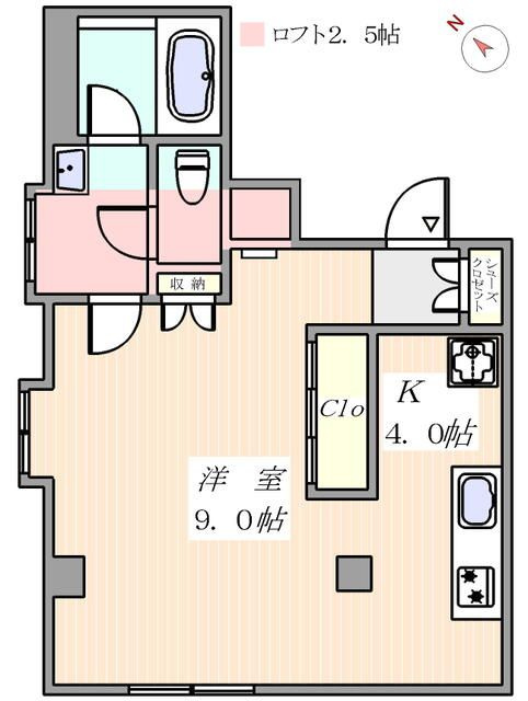 クポリーノの間取り