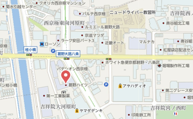 葛野ハイツ　6階の地図