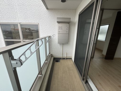 豊中市中桜塚４丁目の賃貸マンションのバルコニー