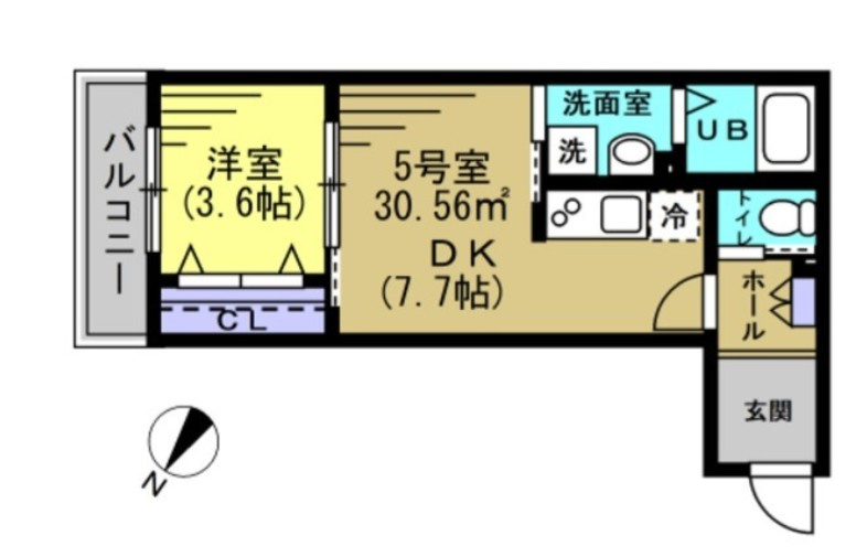 ALTO松戸　特典：仲介手数料が無料です!!の間取り