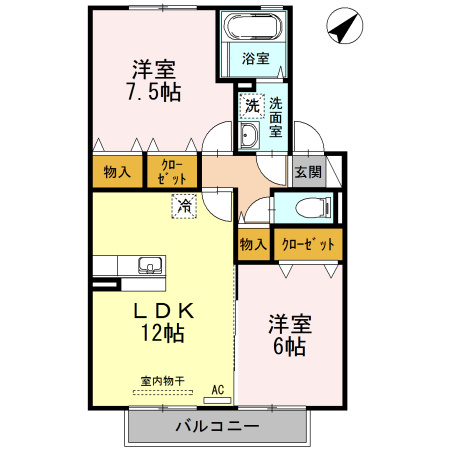 ピエスの間取り