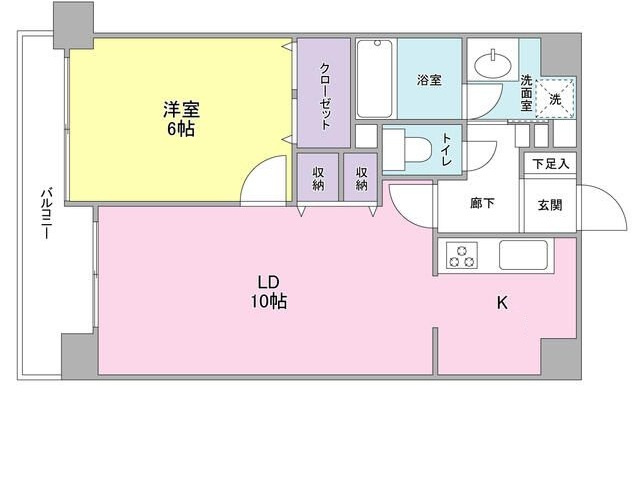 クレールⅡ川原の間取り|間取りです。