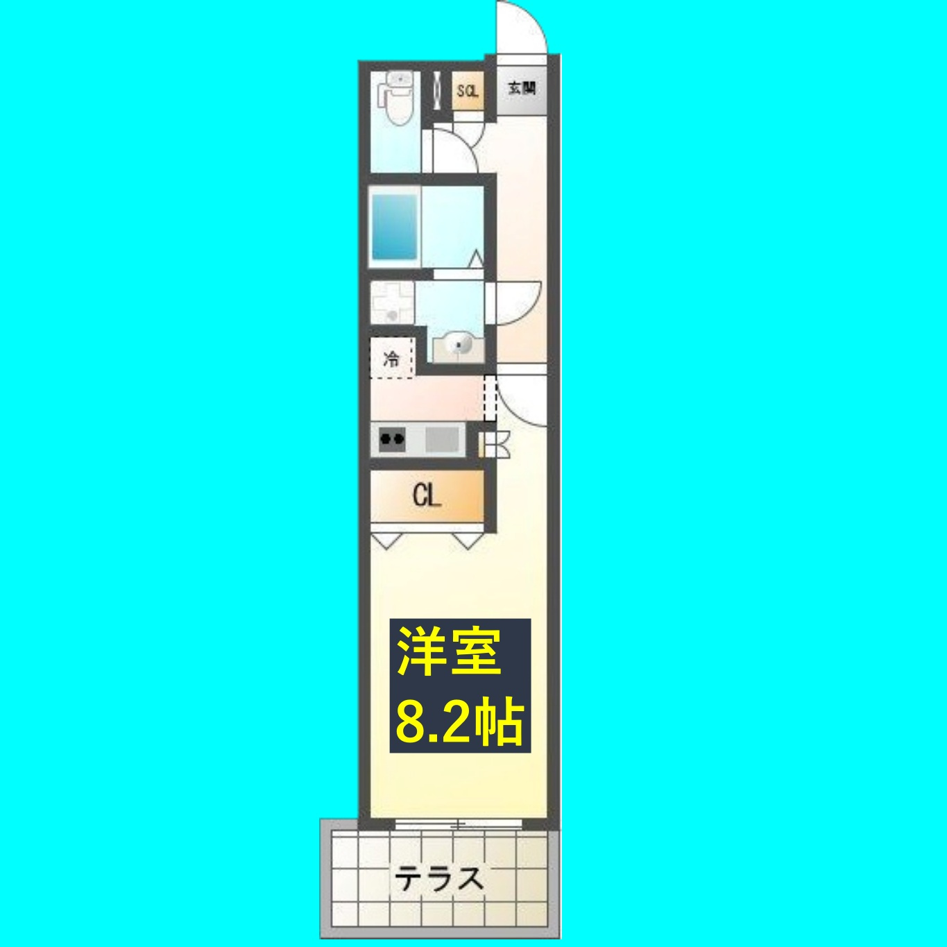 Branche金山の間取り