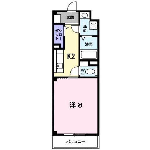 エスポワール西川の間取り