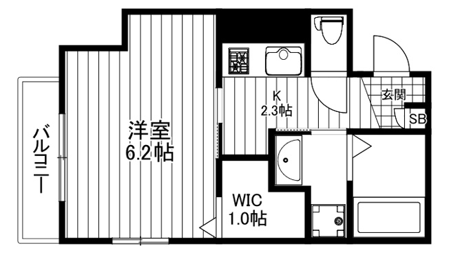 【間取り】 | Daita Six