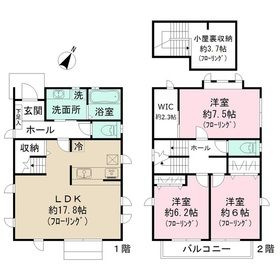 【間取り】 | 貸家　世田谷区喜多見