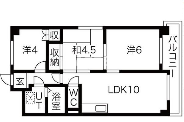 シャルマン山手の間取り