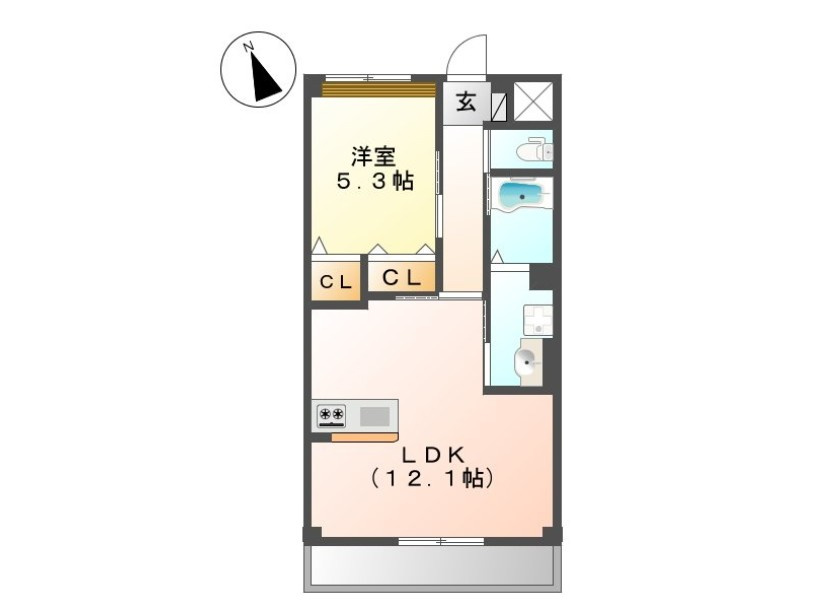 グランディールの間取り