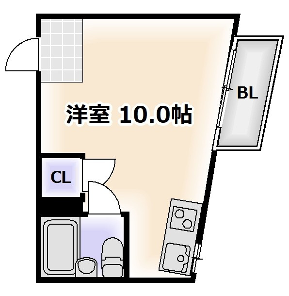 マンションコスモⅢの間取り