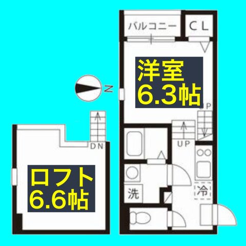 ハーモニーテラス向島町の間取り
