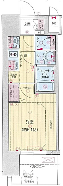 プレサンス大須観音フィエスタの間取り