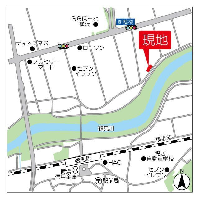 アンビエンテ横浜鴨居の地図