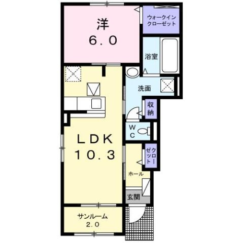 【間取り】 | ルラーレ弥永