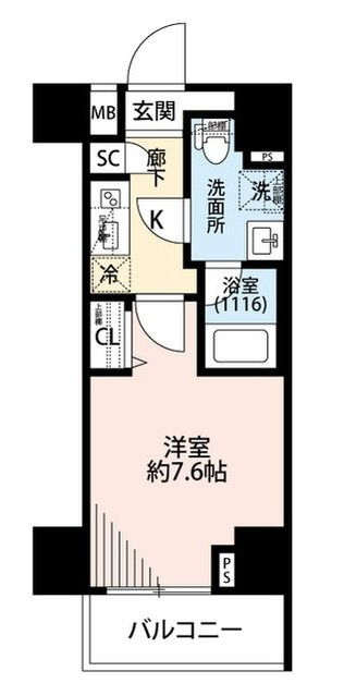 プレール・ドゥーク押上Ⅳの間取り|間取りです。