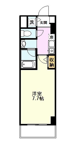 【間取り】 | 第７千代鶴ビル