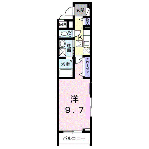 リバーバッグ　Ⅱの間取り