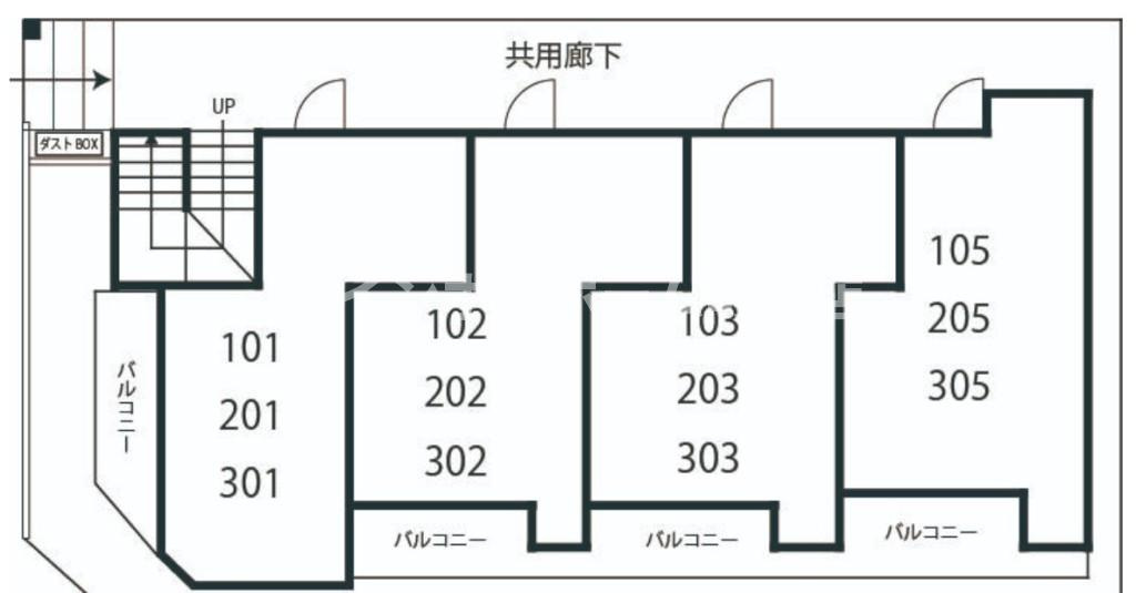 オルテンシア※初期費用分割後払いサービス利用可能物件の区画図