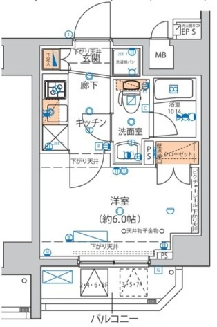 Ｒｉｓｉｎｇ　ｐｌａｃｅ　綾瀬三番館の間取り|間取りです。