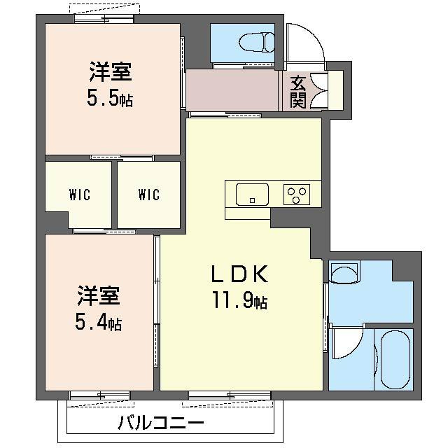 フォレナの間取り