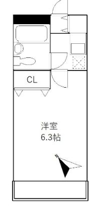METEORIT弐番館の間取り
