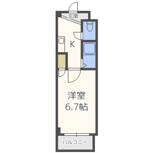 ベルフレージュ北堀江の間取り|ベルフレージュ北堀江　間取り