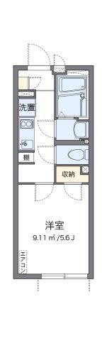 クレイノカサ　リリオⅢの間取り|代表的な間取のため実際の間取とは異なる場合があります