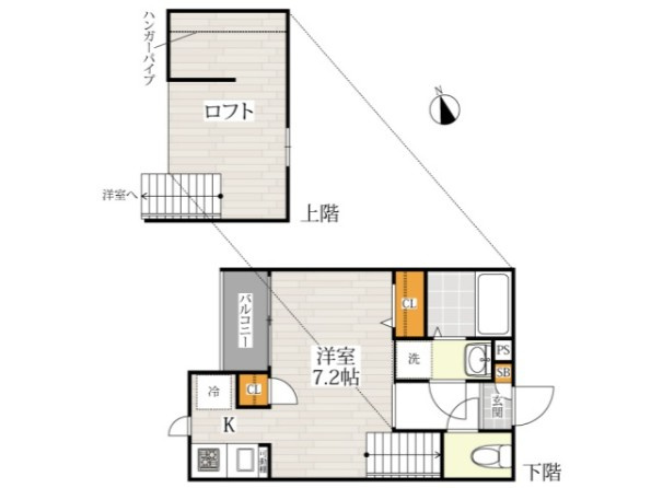 CB川越イニシオの間取り