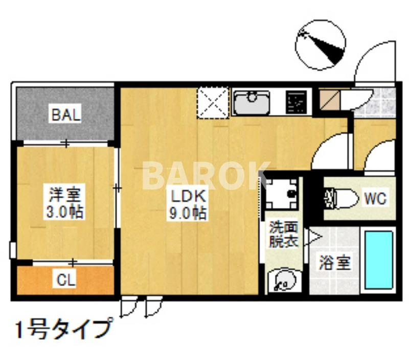REGALEST美野島の間取り