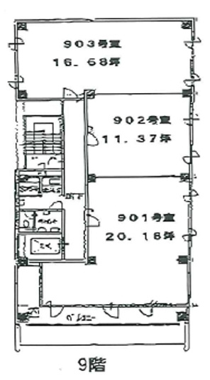 ＤＯビル新町Ⅰの間取り