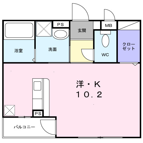 レジデンスＮの間取り