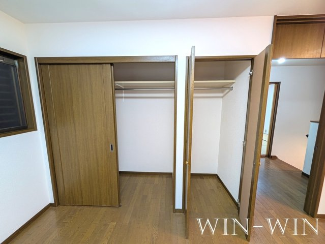 つつじが丘貸家群の収納|イメージ（同施工会社同一モデルの写真です）