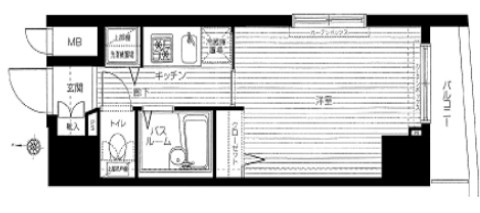 トーシンフェニックス武蔵関の間取り
