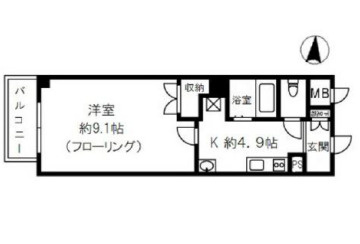 ホワイトヒルズ富士見台の間取り