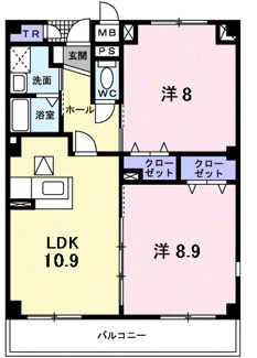 【間取り】 | サンレミお花茶屋 | 間取りです。