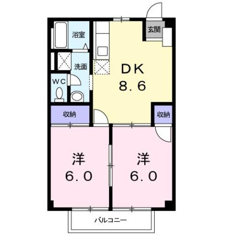 【間取り】 | パークサイドハイツ