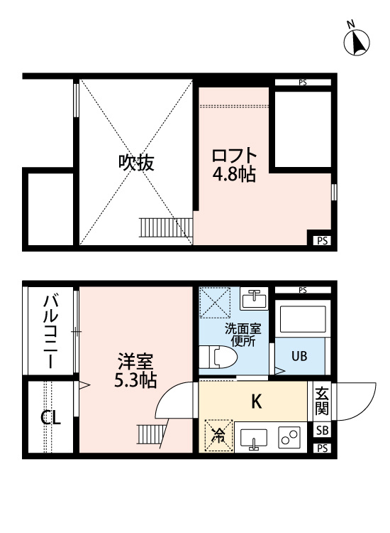 カーサフォルテ辻町の間取り