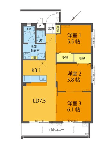 Rhemaの間取り