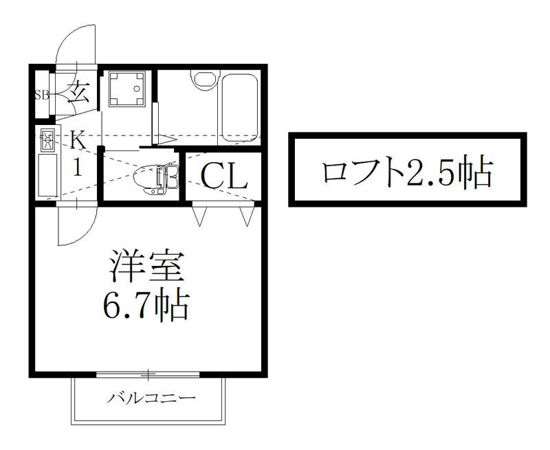 フォルス１２の間取り