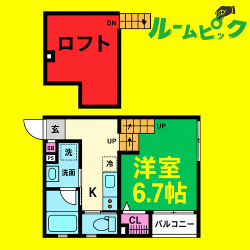 Ms神宮西Ⅰ　名古屋市賃貸　仲介手数料無料の間取り