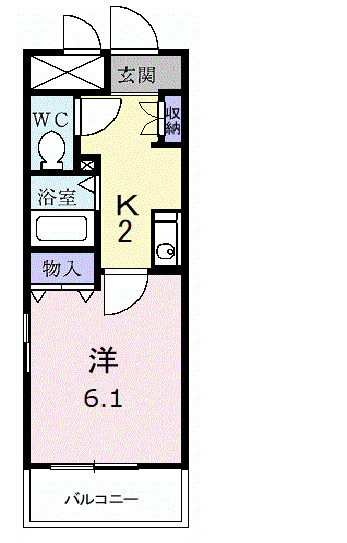 エレガンラルジュの間取り