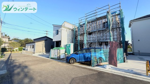 取手市野々井第1期　新築戸建の前面道路含む現地写真|前面道路は交通量が少なく子供の通学にも安心の道路です♪ぜひ現地でご体感ください！