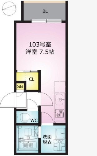 REGALEST お花茶屋の間取り