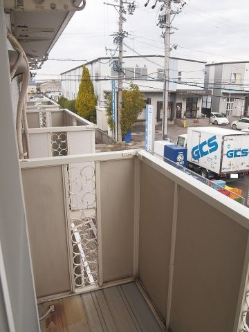 コーポみやびAのバルコニー
