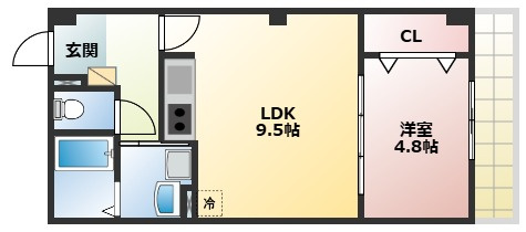 ソリティア茨木の間取り