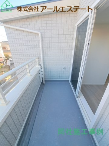 加古川市野口町良野　　JR「加古川駅」徒歩19分のバルコニー|同社施工事例