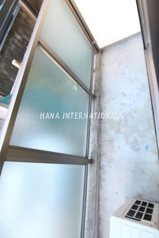 フラットのバルコニー