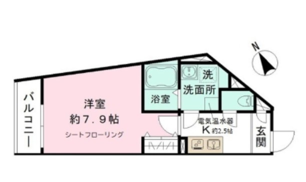 ＬＡＵＲＥＬ墨田の間取り